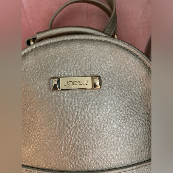 Good Condition, Joe's Jeans "Jordyn" Golden Mini Convertible Backpack/Crossbody - Picture 2 of 9
